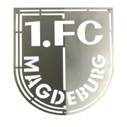 1.FCM Logo in Edelstahl